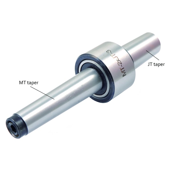 H & H Industrial Products MT2 To JT3 Rotatng Tailstock Chuck Adapter 3906-4925 - main